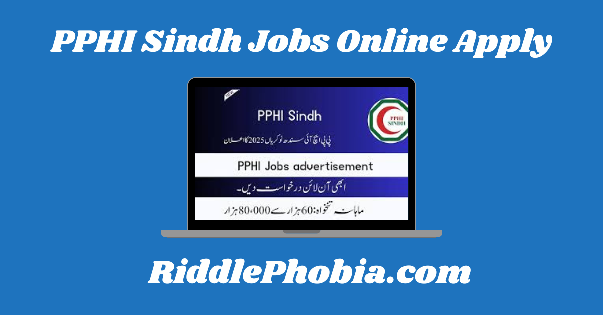 PPHI Sindh Jobs Online Apply